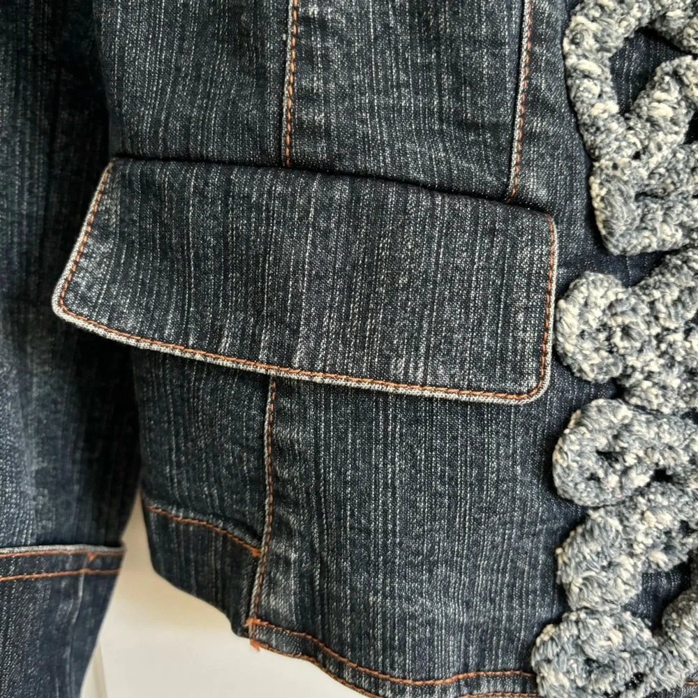 Vintage Worth Denim Jacket, Size 12 - Picture 7 of 11